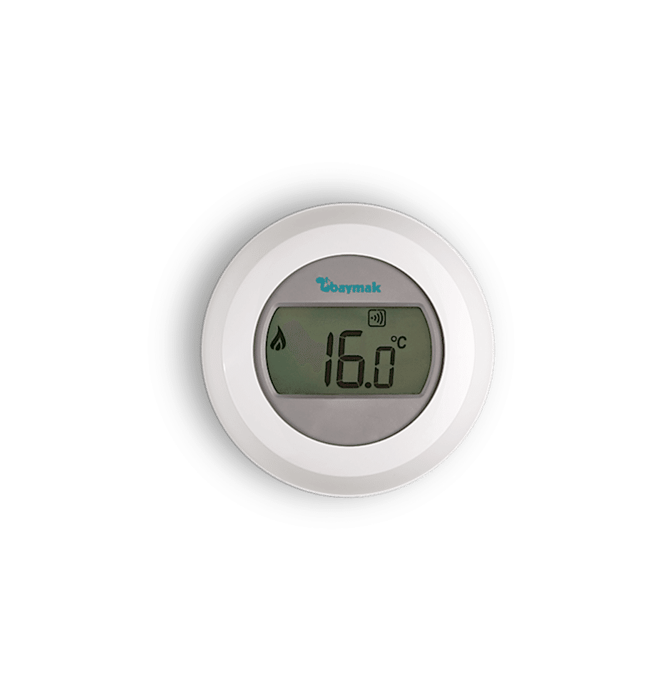 Baymak Connect Akıllı Oda Termostatı – WiFi Kontrollü Dijital Isı Yönetimi