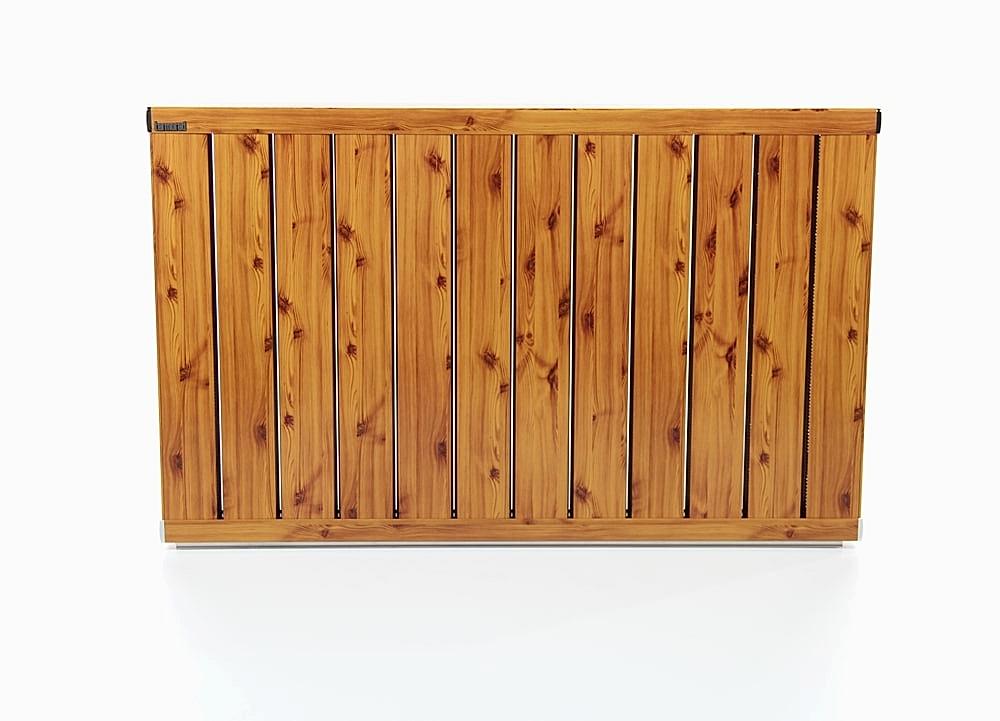 Termorad Aleos Açık Budak 60×98 Alüminyum Panel Radyatör – Dekoratif Ahşap Desenli Modern Tasarım