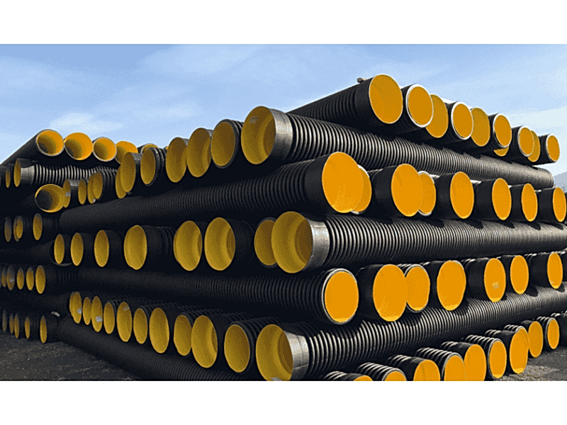 200 mm KORUGE BORU MAVİ