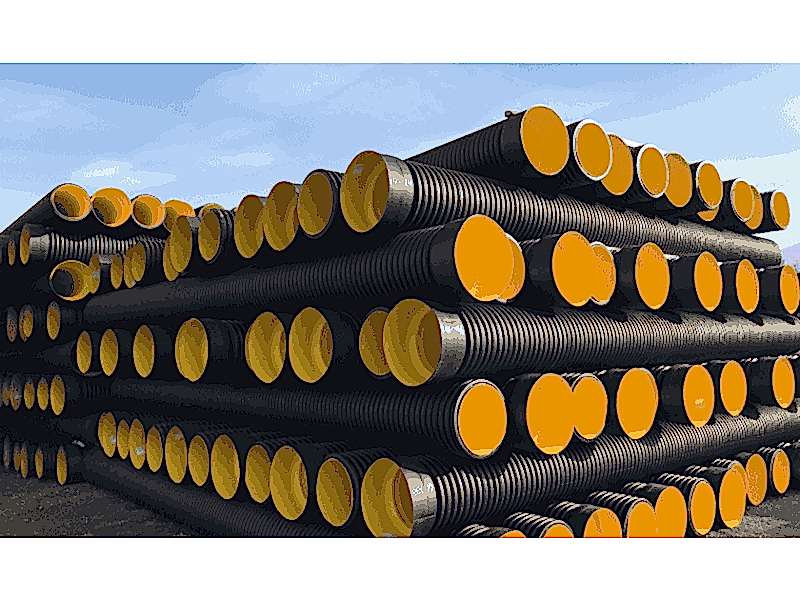  500 mm SN4 KORUGE BORU MAVİ