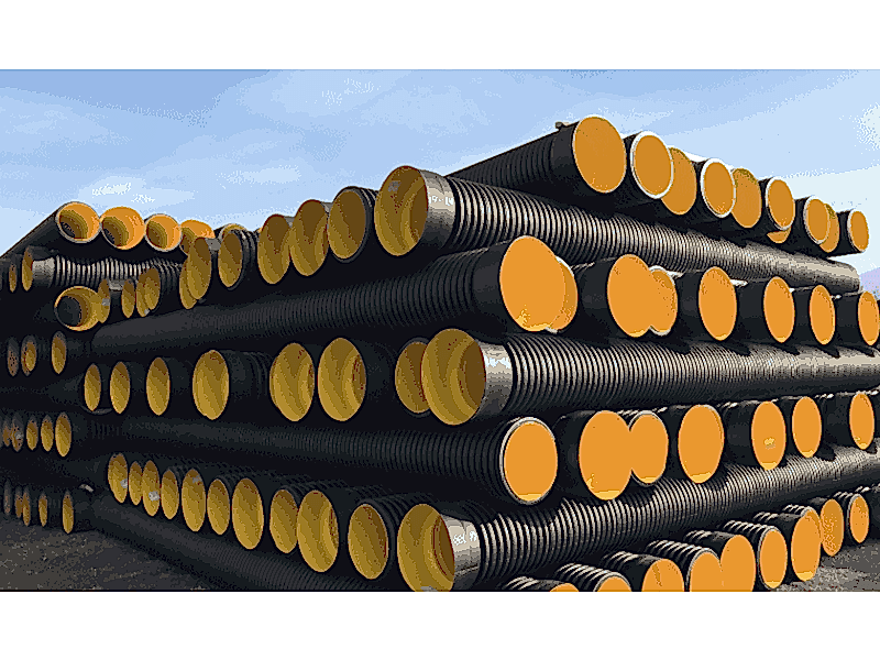 600 mm SN4 KORUGE BORU MAVİ