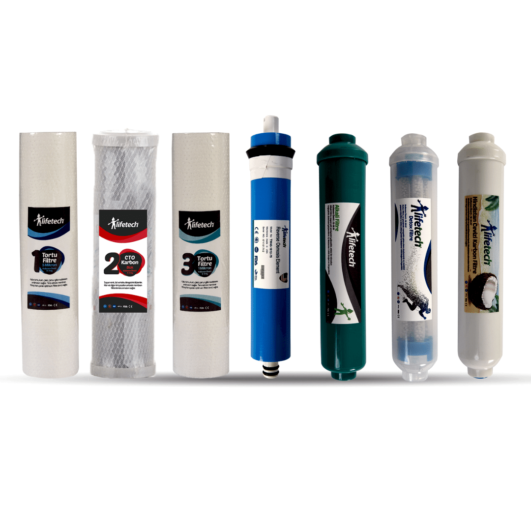 Lifetech 7 Aşama Açık Kasa Filtre Seti