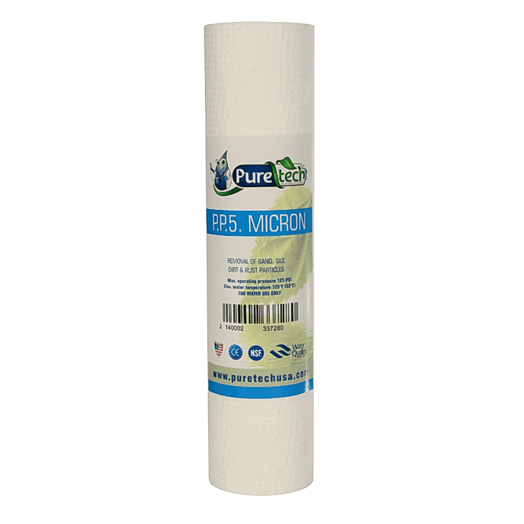 Puretech 10'' 5 Mikron Spun Filtre