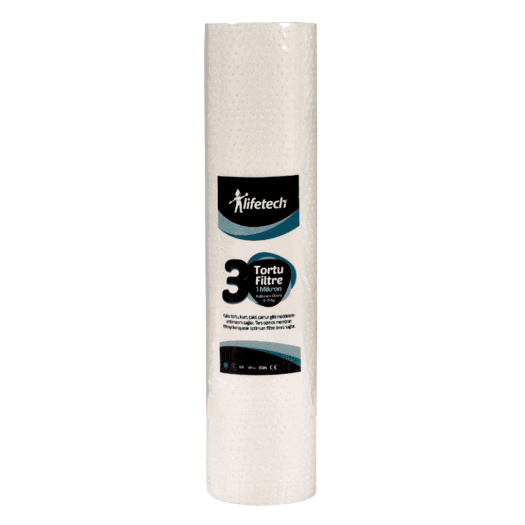 Lifetech 10'' 1 Mikron Spun Filtre